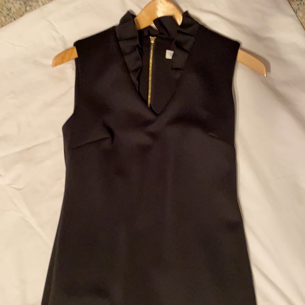 Lovely Calvin Klein Dress Ruffled Collar 4